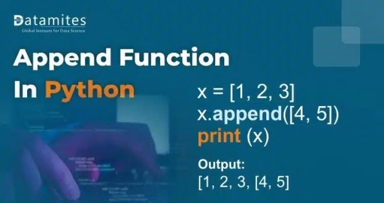 Append Function in Python