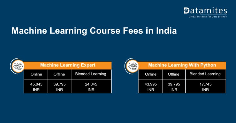 machine learning course fee in india