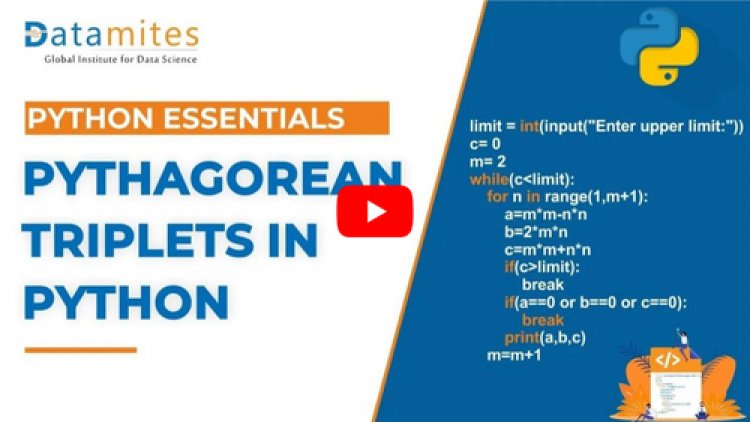 Pythagorean Triplet program using Python