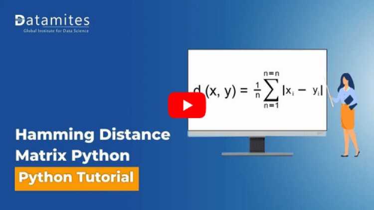 Hamming Distance in Python
