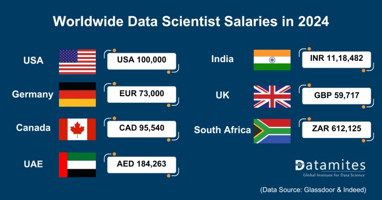 Worldwide Data Scientist Salaries in 2024