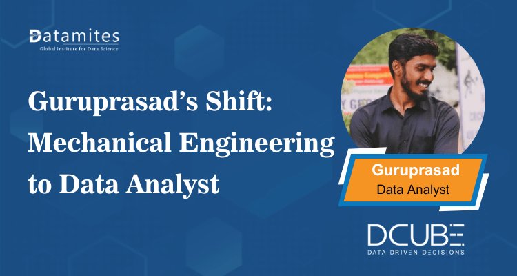 From Mechanical Engineering to Data Analyst: Guruprasad’s Journey