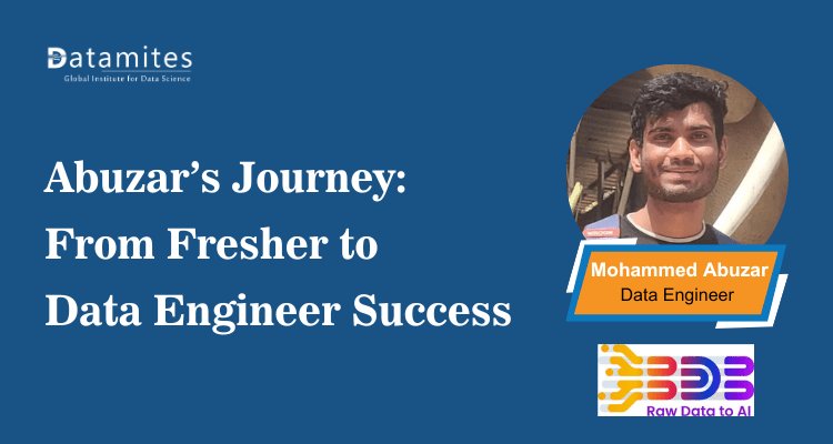 Abuzar’s Journey: From Fresher to Data Engineer Success