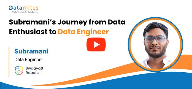 Datamites Data Science Course Success story by Subramani