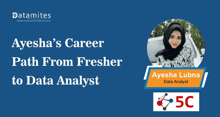From Fresher to Data Analyst: Ayesha’s Inspiring Career Journey