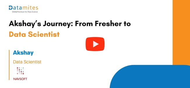 Datamites Data Science Course Success story by Akshay