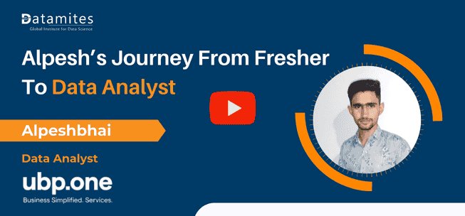 Datamites Data Analyst Success story by Alpesh