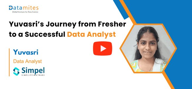 Datamites Data Analyst Success story by Yuvasri