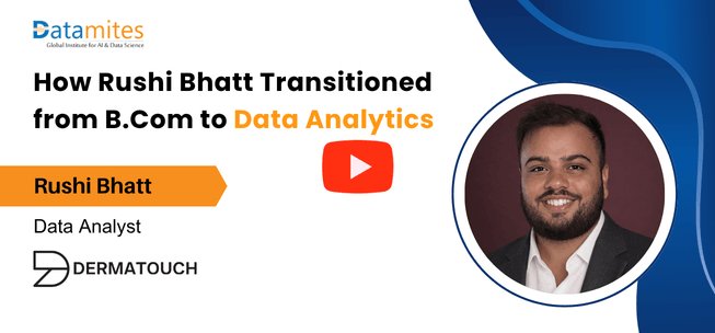 Datamites Data Analyst Success story by Rushi