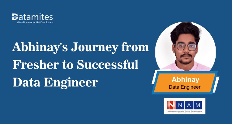 Abhinay's Journey from Fresher to Successful Data Engineer