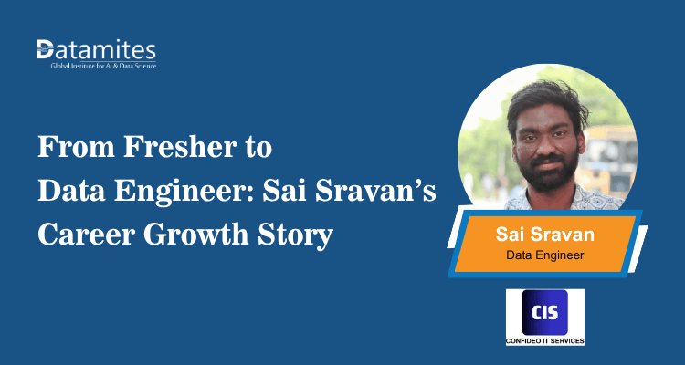 From Fresher to Data Engineer: Sai Sravan’s Career Growth Story
