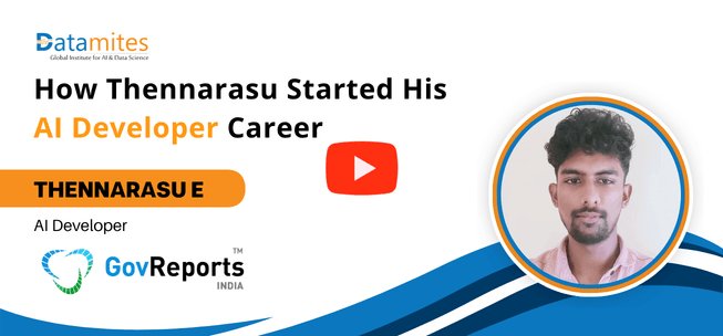 Thennarasu AI/Ml Success Story